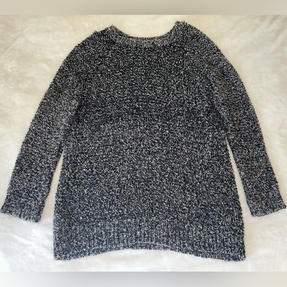 TOPSHOP Metallic Knit Sweater - Picture 4 of 5